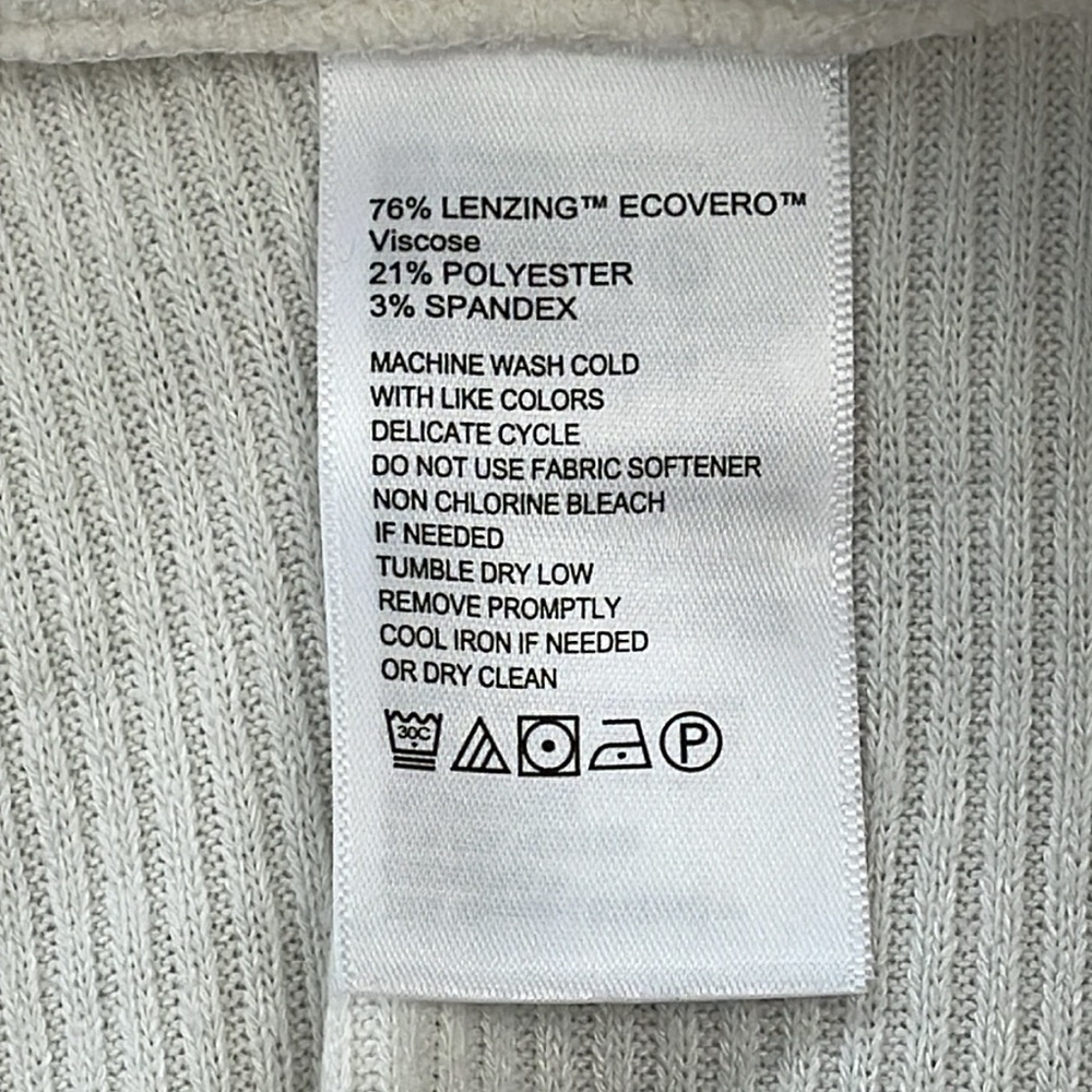 New Tommy Bahama Island Soft Sea Cove Rib Pant White Lounge Resort Sz L - Picture 12 of 13